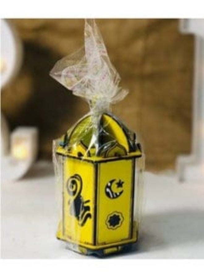 Ramadan Box + 6 Gifts (Golden Fananees Lantern + Mug for Drinks + Small Lantern with Light + Scented Candle + Tamtam Doll + Small Black Lantern Keychain) - Image 4